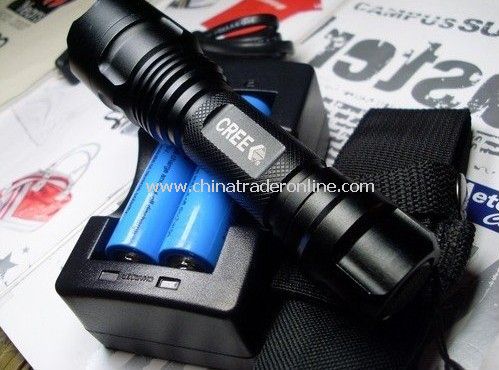 SureFire CREE LED Q5bulb Light flashlight chargeable portable flashlight from China