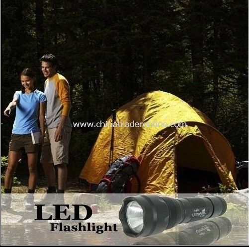 Ultrafire 502B Cree XML T6 1000 Lumen 5-Mode LED Flashlight from China