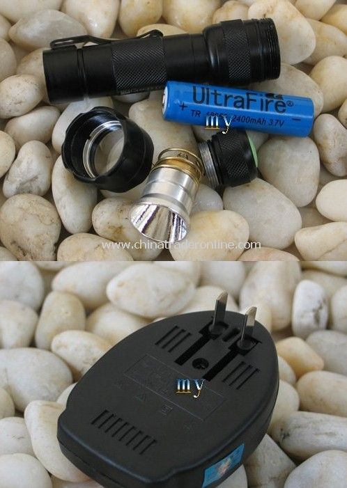 Waterproof Ultrafire 502B CREE LED 290lumens Flashlight from China