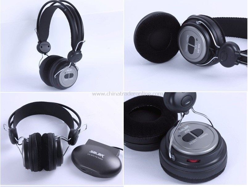 Wireless headset stereo headset, FM radio from China