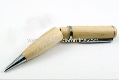 4G Pen Shape USB Flash Drive,Wooden Pen USB Flash Memory Drive