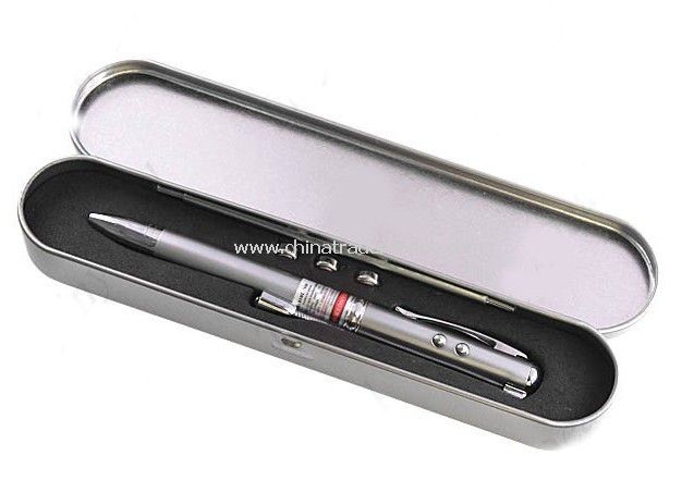 5-in-1 Ball Point Pen with PDA Stylus+ Laser Pointer+ UV Money Detector+ LED Flashlight