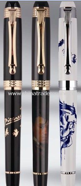 ATHENS DYNASTY Fountain pen of Picasso brand copper material for business gift