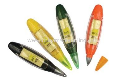 Ball pen with memo sticker(New Product)
