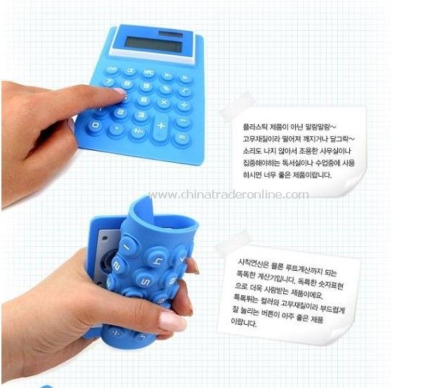 Calculator , fold Calculator , silicon calculator ,gift calculator from China