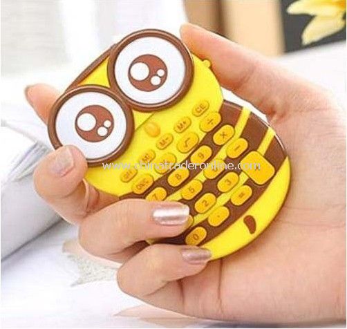 calculator owl calculator cartoon calculator portable calculator mini calculator gift calculator from China