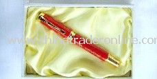 China red porcelain metal fountain pen