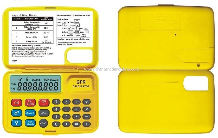 GFR Calculator,Glomerular filtration rate calculator