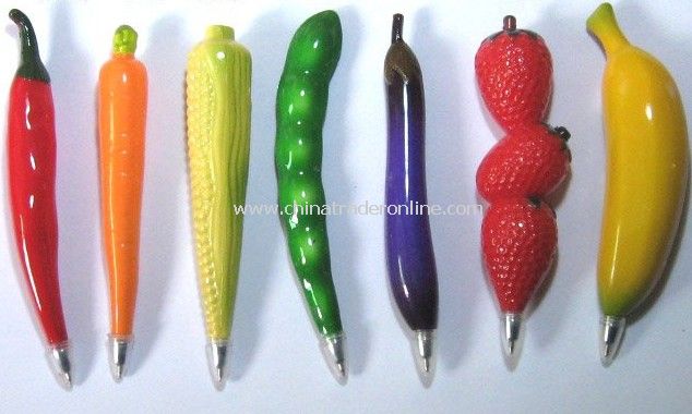 New Novelty ball pen, Red Pepper pen, Fashion pen, gift pen, fridge magnet pen COLOR BOX PACKING 40pcs from China