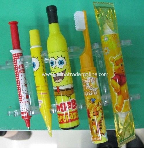 wholesale new novelty cartoon ball pen ,100PCS/LOT,Stationery .LOVELY from China