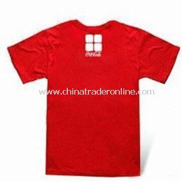 Polyester Promotional T-shirts, Available in Various Sizes and Colors, OEM Orders are Welcome