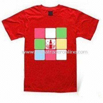 Polyester Promotional T-shirts, Various Sizes and Colors are Available, OEM Orders are Welcome