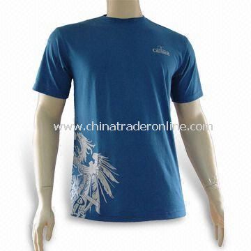 Promotional T-shirt, Different Size is Available, Made of Cotton/Polyester