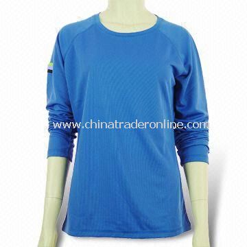 Promotional T-shirt, Made of 100% Polyester, Suitable for Men