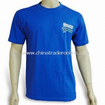 Promotional T-shirt, Made of Cotton/Polyester from China