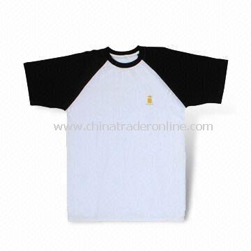 Promotional T-shirt in Customized Designs, Made of 100% Cotton