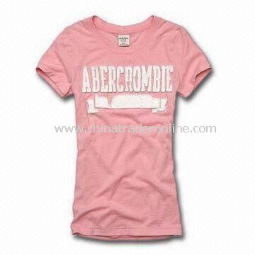 Stylish Womens T-shirt, Customized Designs and Logos are Accepted from China