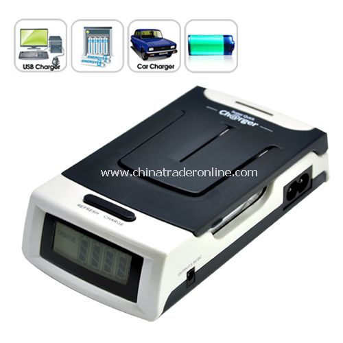 Battery Charger with LCD Screen (Complete Kit)