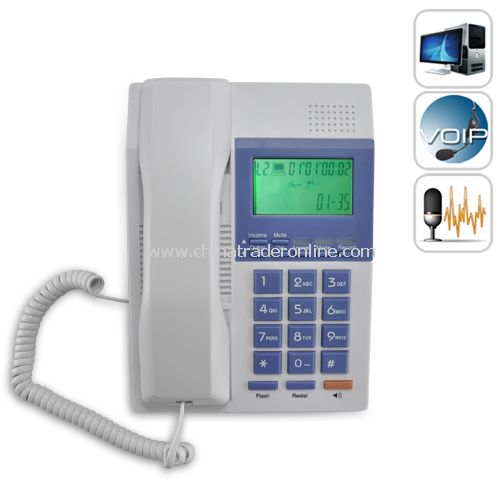 Business Phone for Computers (VoIP, Skype, Landline) - USB Phone