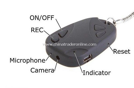 Car Keys DVR Support TF Card from China