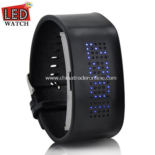 Grim Pilgrim - Japanese Styple Blue LED Watch from China