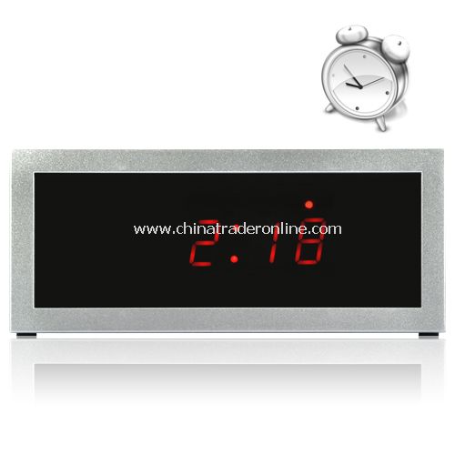 Mirror Alarm Clock with Red LED - Sound Activate from China