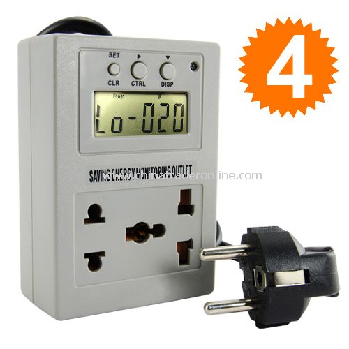 Saving Energy Usage Monitor and Power Outlet Controller - Easy to Use! from China