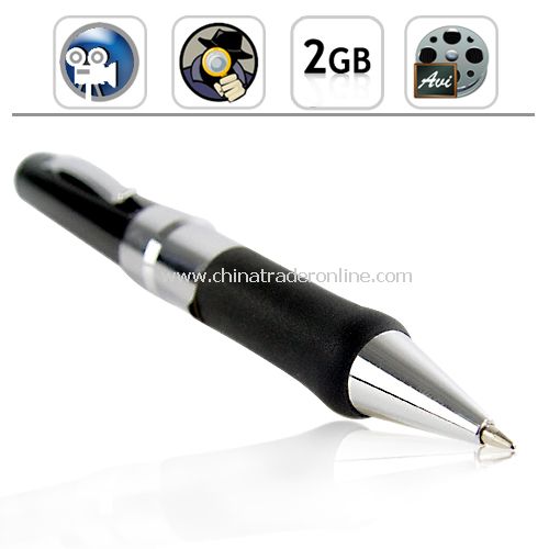 Secret Agent Pen Camcorder with Audio - 2GB & 6 hours Recording from China