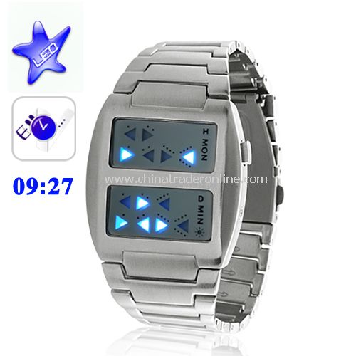 Templar - Japanese Inspired Blue LED Watch from China