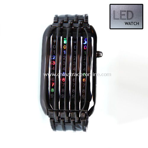 The Cylon - Japanese Multicolor LED Watch - Cool, Amazing &Hotsale!