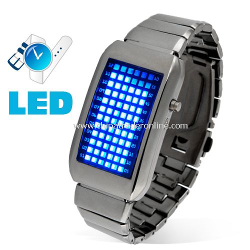 The One Kelvin - Japanese Style Mid-Sized Blue LED Watch - Elite and Chill! from China