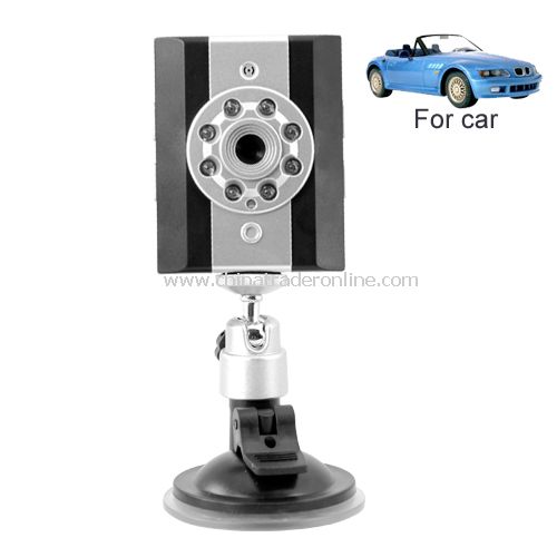 Vehicle Video Recorder with Infra Red + In-Car Mounting Stand - Simple one-click recording from China