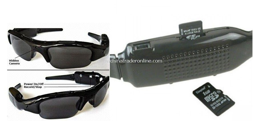 wholesale anti spy equipment sunglass camera from China