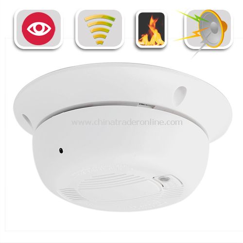 Working Smoke Detector with Hidden Camera - Waterproof Night Vision Security Camera from China