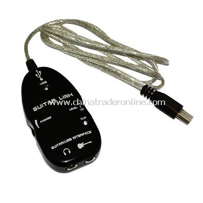 Guitar to USB Interface Link Cable- PC/Mac Recording