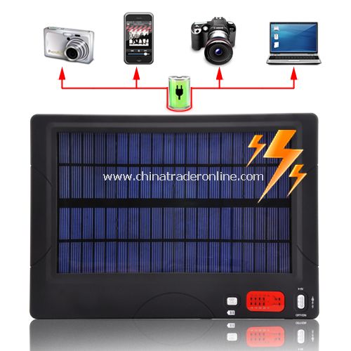High Capacity Solar Charger and Battery (20,000mAh)