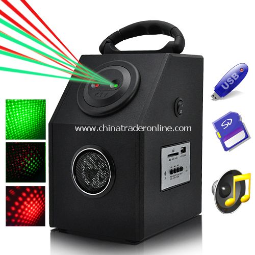 Laser Effects Projector with MP3 Player - Red and Green Laser