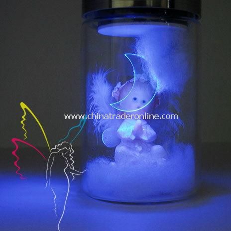 Magic Angel Solar Powered Night Light Jar/ Decoration