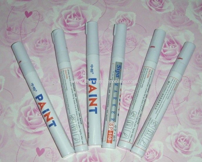 Paint marker Sipa SP-100 used to write cardsfor Wedding,Thanksgiving,Color White Blue Red Yellow