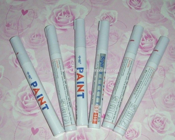 Paint marker Sipa SP-100 used to write cardsfor Wedding,Thanksgiving,Color White Blue Red Yellow from China