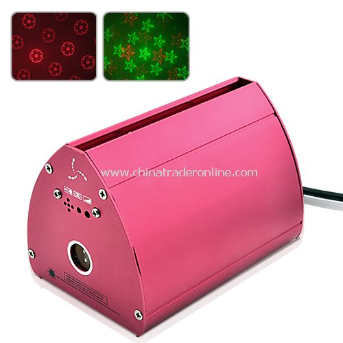 Portable Laser Projector (Red and Green) - Sound Activate from China