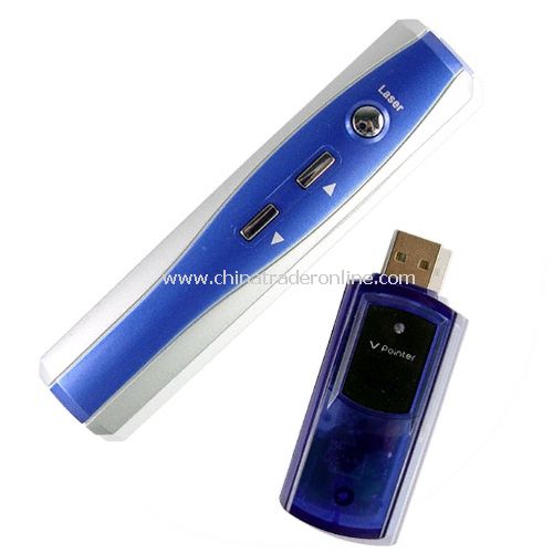 Remote Control Presentation Laser Pointer + Receiver - 200 Meter Output