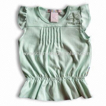 100% Cotton Baby Fashionable T-shirt,Various Colors Available from China