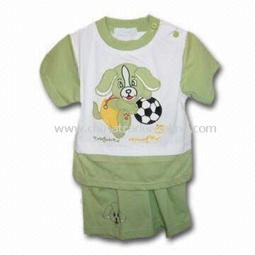 Babies Clothing Set, Made of 100% Cotton Material, Suitable for Baby Boys from China