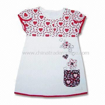 Baby Dress, Machine Washable, Weighs 200gsm