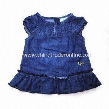 Baby Dress, Made of 100% Cotton, Various Printing Details are Available