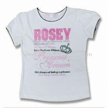 Baby T-shirt, Suitable for Girls, Made of Cotton, Available in Various Colors