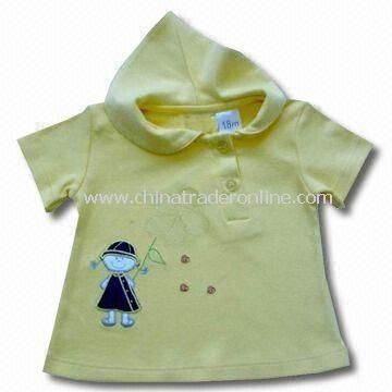 Baby T-shirt with Hood and Short Sleeved