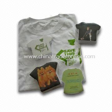 Compressed T-shirt, Made of 100% Cotton from China