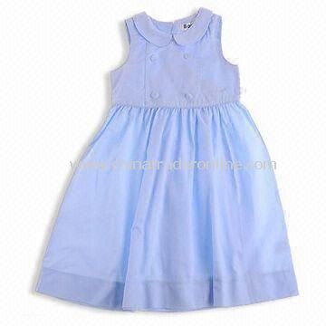 Infant Printed Baby Dress, Available in Various Colors, Made of 100% Cotton from China